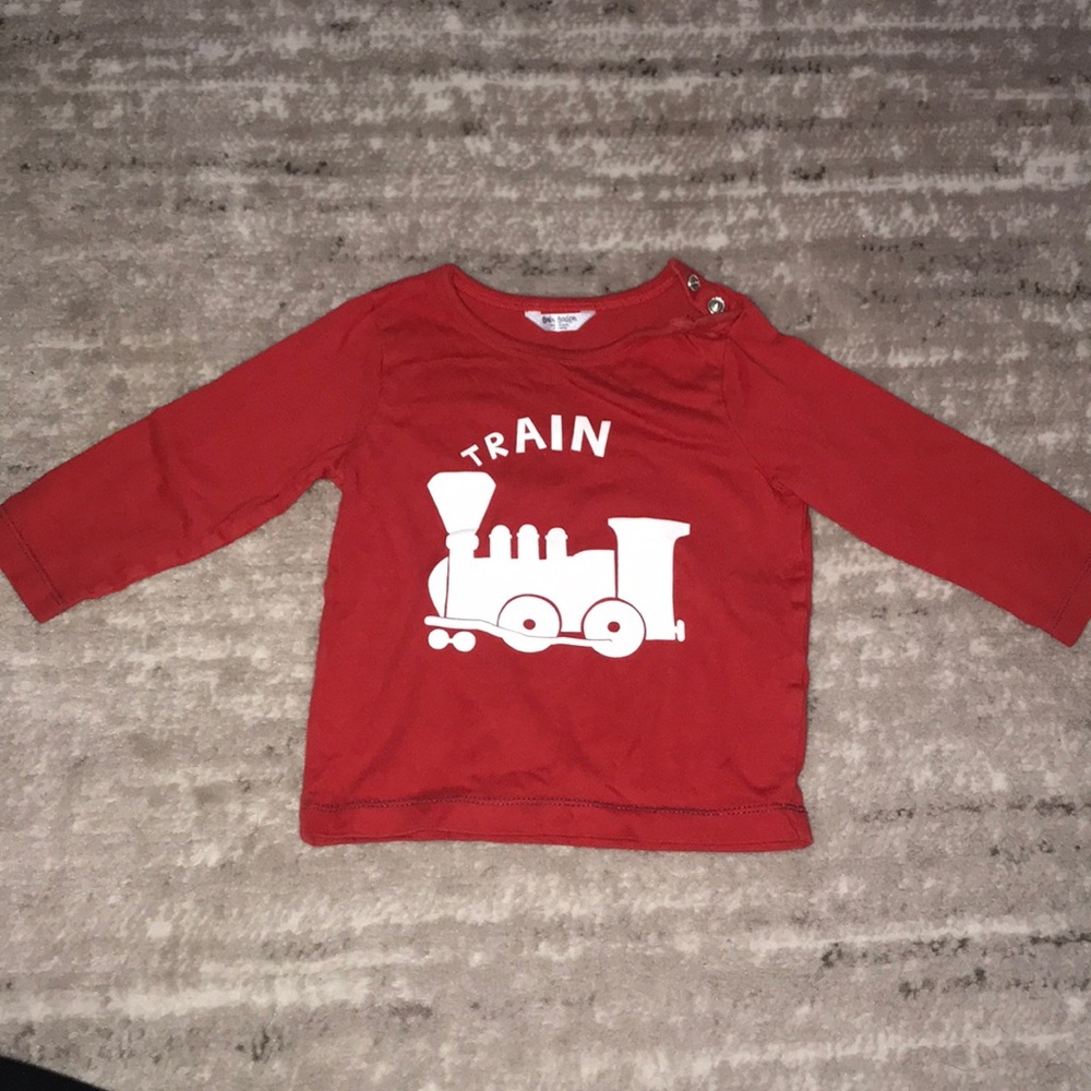 Baby Boden Train Shirt